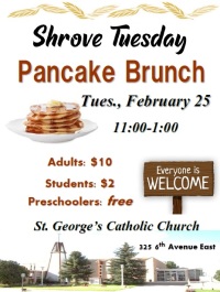 Shrove Tuesday Pancake Brunch