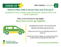 Covid -19 Pfizer Walk In Vaccine Clinic