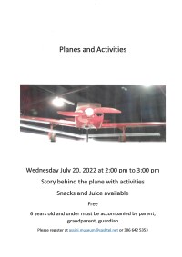 Planes and Activities