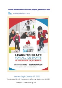 Assiniboia Skating Club registration/parent info night