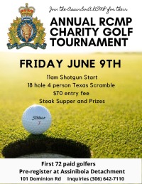 Annual RCMP Charity Golf Tournament