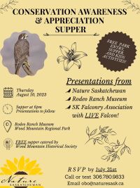 Nature Saskatchewan's Conservation Awareness & Appreciation Event