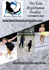 Assiniboia Skating Club On-line registration. REGISTER TODAY!