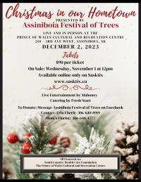 Ticket Sales begin for Assiniboia Festival of Trees 