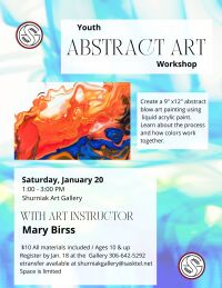 Youth Abstract Art Workshop with Mary Birss