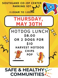 Hot Dog Sale Safe and Healthy Communities