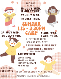 Summer Camp at the Assiniboia Museum