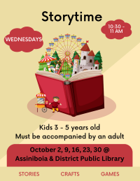 Storytime at the Assiniboia Public Library