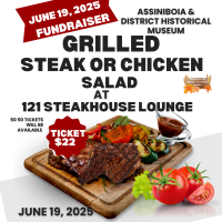 Steak/Chicken, Potato, Salad, Garlic Toast Fundraiser