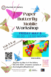 Paper Butterfly Mobile Workshop