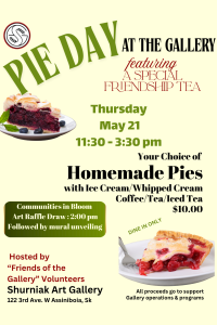 Friendship and Pie Day at the Gallery