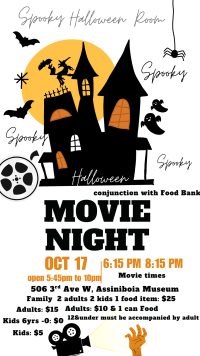 Spooky Halloween Room - Food Bank and Assiniboia Museum